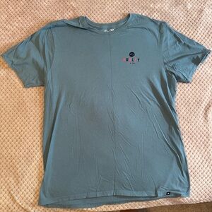 Hurley Blue Short Sleeve Tee Relaxed Fit